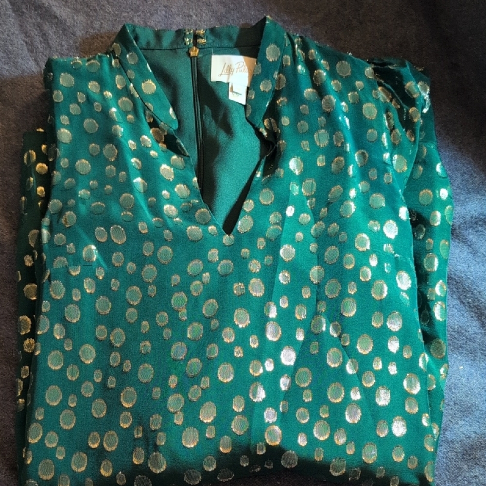 Lilly Pulitzer Dark Green Dress